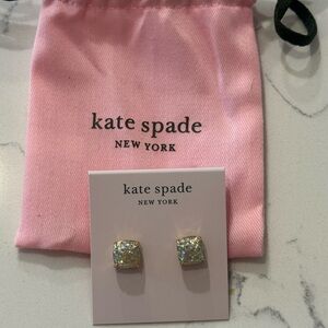 Kate Spade Sparkling Gold Earrings